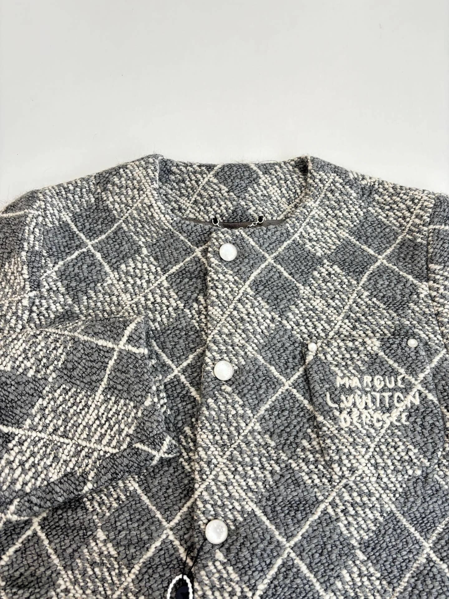 wg.luxury- 8V wool embroidery oversize item:E-F363H1931